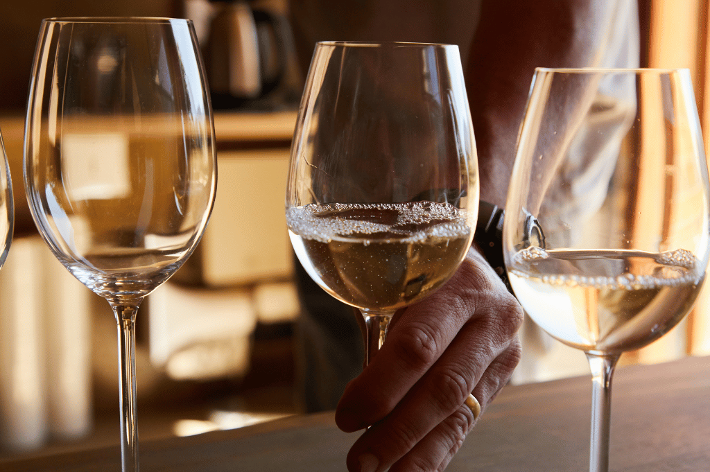 verres de vin Les grands vignobles français